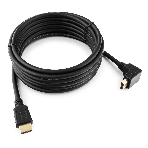 Кабель Cablexpert HDMI CC-HDMI490-15, 19M/19M, v2.0, медь, позол.разъемы, экран, угловой, 4.5м, черный, пакет, фото5