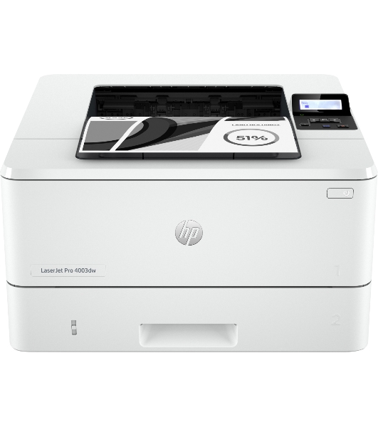 Принтер лазерный HP LaserJet Pro M4003dw (2Z610A), A4, ч/б, до 40 стр/мин., 1200 x 1200 dpi, USB, RJ-45, Wi-Fi, Air Print, Mopria