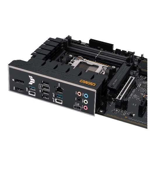 Материнская плата ASUS TUF GAMING B650-PLUS, AM5, AMD B650, 4xDDR5, 4xSATA, 3xM.2, 1xPCI-E 4.0 x16, 1xPCI-E 4.0 x4, 2xPCI-E x1, 1xHDMI, 1xDP, 1x 2.5Gb LAN, 2xUSB-A 3.2 Gen 2, 1xUSB-A 3.2 Gen 2x2, 1xUSB-C 3.2 Gen 2, 5x3.5 мм, 7.1, ATX