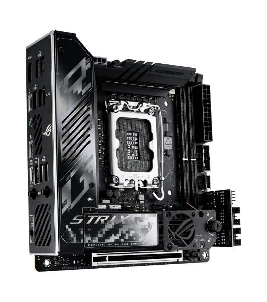 Материнская плата ASUS ROG STRIX Z890-I GAMING WIFI, LGA1851, Intel Z890, 2xDDR5, 2xSATA, 2xM.2, 1xPCI-E 5.0 x16, 1xHDMI, 2xThunderbolt 4, 1x2.5Gb LAN, 9xUSB-A, 1xUSB-C, 5.1, Mini-ITX