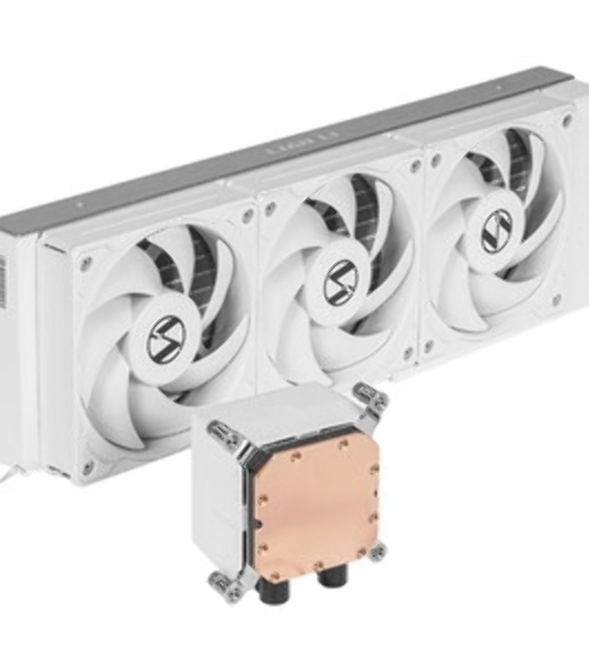 Система жидкостного охлаждения Lian-Li HydroShift LCD 360S Soc-AM5/AM4/1700 белый 4-pin 29.8dB Al+Cu LCD 330W Ret (G89.GHSLCD36SW.R0)