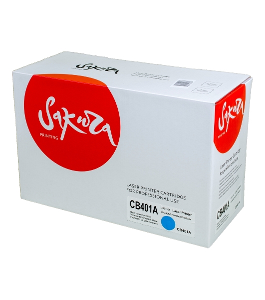 Картридж лазерный Sakura CB401A для HPColor LaserJet CP4005/CP4005n/CP4005dn, синий, 7500 к.