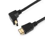 Кабель Cablexpert HDMI CC-HDMI490-15, 19M/19M, v2.0, медь, позол.разъемы, экран, угловой, 4.5м, черный, пакет, фото6