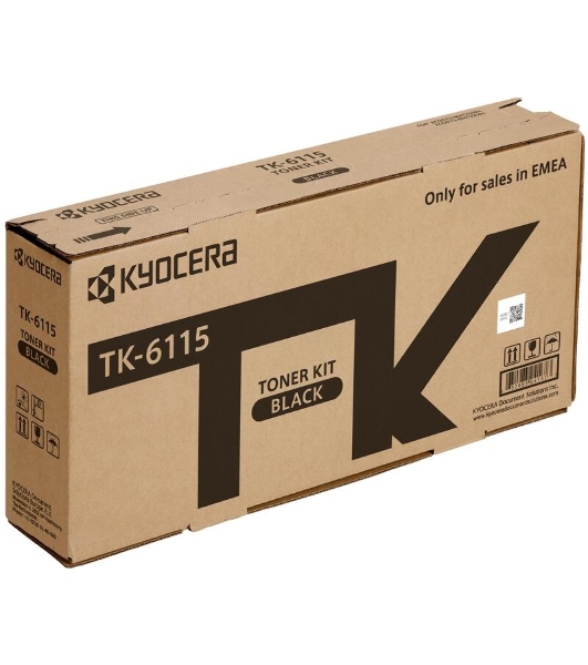 Картридж лазерный Kyocera TK-6115 (1T02P10NL0) черный для M4125idn/M4132idn 15000 стр.