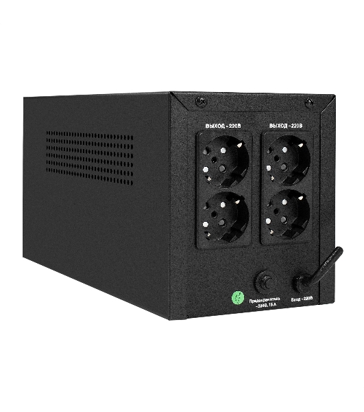 Источник бесперебойного питания ExeGate Smart LB-2200.LCD.AVR.4SH (2200VA/1300W, цветной LCD, AVR, 4*Schuko, батарея 12V 9Ah - 2 шт., металлический корпус, Black)