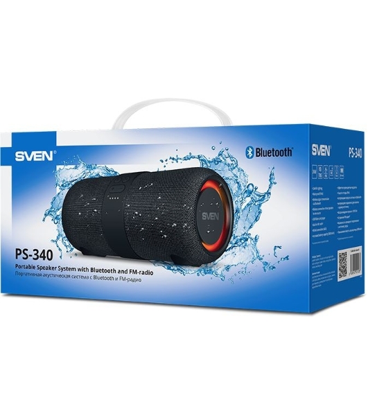 Мобильные колонки SVEN PS-340 2.0 черный
