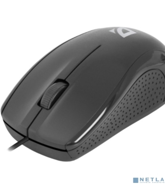 Мышь проводная Defender Optimum MB-160 черный, 1000 dpi, USB, кнопки - 3