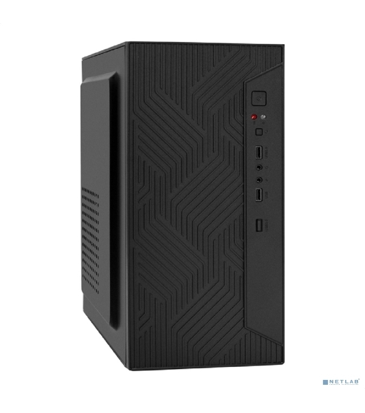 Компьютерный корпус Minitower ExeGate BAA-303 (mATX, без БП, 2хUSB, HD Audio, черный)