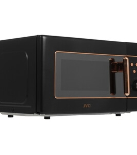 Микроволновая печь JVC JK-MW270D черный, 20 л, 700 Вт, переключатели - кнопки, поворотный механизм