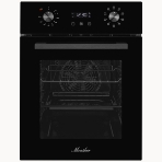 Духовой шкаф электрический Monsher MOE 4592 Noir ширина 45 см, High-Tech, 50 л, гидролизная очистка, 9 режимов, черный, фото8