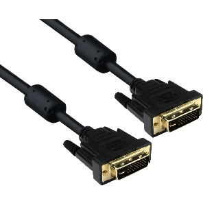 Кабель DVI dual link (25M-25M) 3м ExeGate, позолоченные контакты