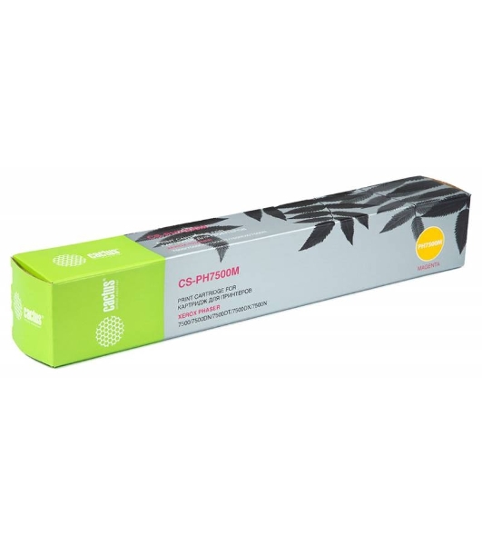 Картридж лазерный Cactus CS-PH7500M (106R01444) пурпурный (17800 стр.) для Xerox Phaser 7500