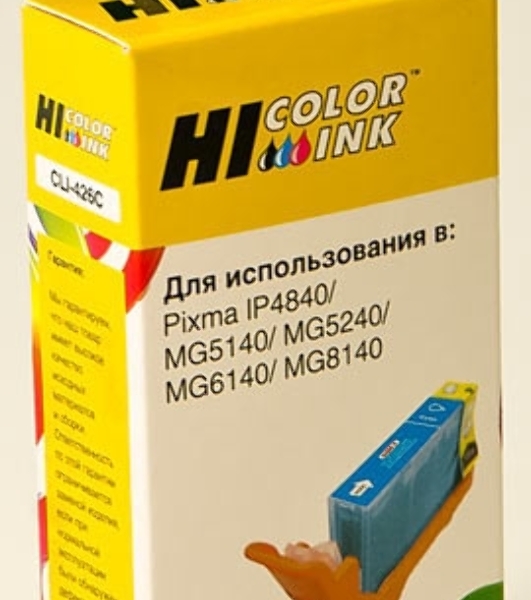 Картридж Canon PIXMA MG5140/5240/6140/8140 (Hi-Black) CLI-426C, C