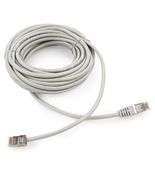 Патч-корд FTP Cablexpert cat.5e, 7.5м, литой, многожильный серый