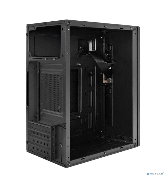 Компьютерный корпус Minitower ExeGate BAA-303 (mATX, без БП, 2хUSB, HD Audio, черный)