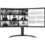 Монитор 34' LG UltraWide 34WR55QK-B VA 3440x1440, 100 Гц, 5 мс, 21:9, 300 кд/м², DP 1.4, 2xHDMI 2.0, USB Type-C, USB Hub, изогнутый экран (1800R), черный, фото14