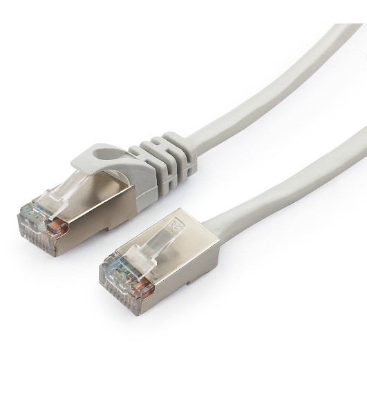 Патч-корд FTP Cablexpert cat.5e, 7.5м, литой, многожильный серый