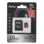 Флеш карта NeTac MicroSD card P500 Extreme Pro 16Gb, retail version w/SD adapter, фото4