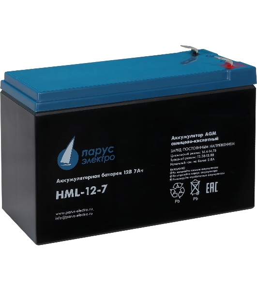 Батарея для ИБП Парус Электро, профессиональная серия HML-12-7