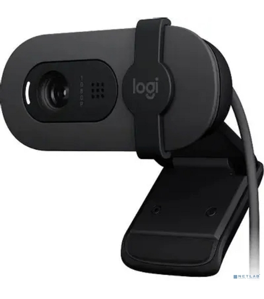 Веб-камера Logitech Brio 90 1920x1080, 30 кадр/с, USB Type-A, микрофон, крепление на мониторе