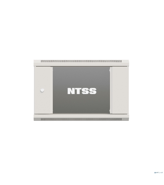 Шкаф коммутационный NTSS Премиум (NTSS-W6U6045GS-2) настенный 6U 600x450 мм пер. дв. стекл 60 кг серый IP20 сталь