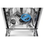 Встраиваемая посудомоечная машина ELECTROLUX EEG63410L/Встраиваемая узкая посудомоечная машина, загрузка на 10 комплектов посуды, сенсорное управление, 8 программ, 44.6x55x82 см, черный, сушка: стандартная (конденсация), индикация на полу: проекция дисплея, фото14