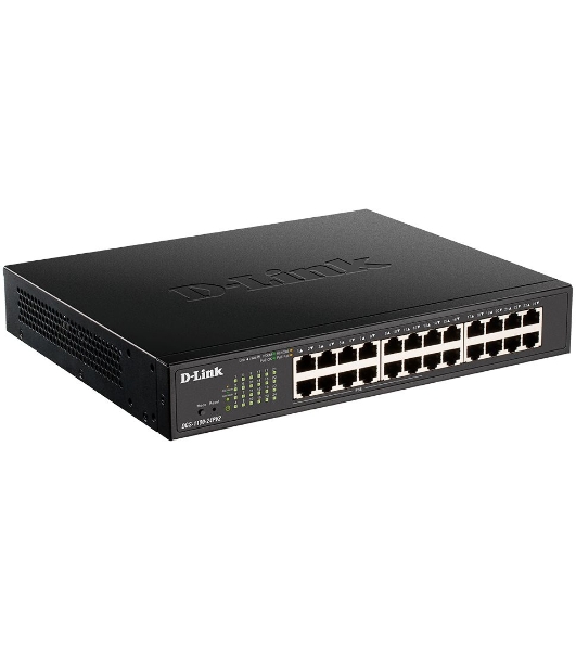 Коммутатор D-Link DGS-1100-24PV2/A1A, 24×1 Гбит/с, настраиваемый