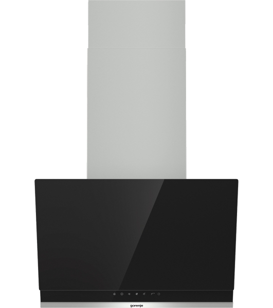 Вытяжка наклонная Gorenje WHI649X21P черный/серебристый, 60 см, 740 куб. м/ч, 67 дБ