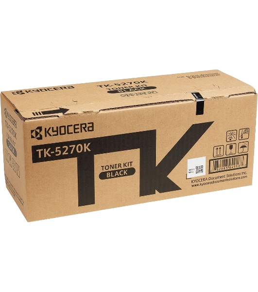 Картридж лазерный Kyocera TK-5270K (1T02TV0NL0) черный для M6230cidn/M6630cidn/P6230cdn 8000 стр