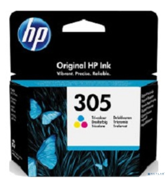 Картридж струйный HP 305 3YM60AE многоцветный (100 стр.) (2мл) для HP DJ 2320/2710/2720