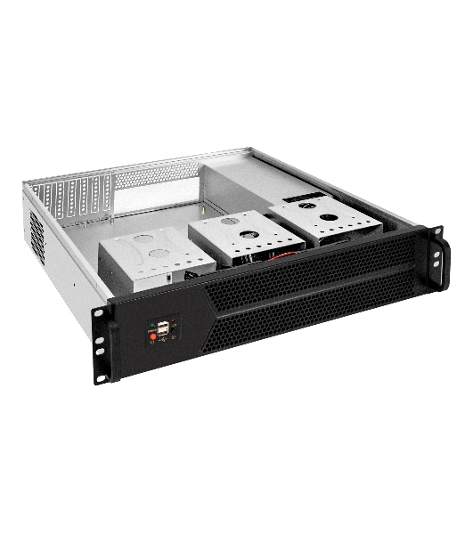 Серверный корпус ExeGate Pro 2U450-06 (RM 19', высота 2U, глубина 450, БП 2U-1080ADS, 2*USB)
