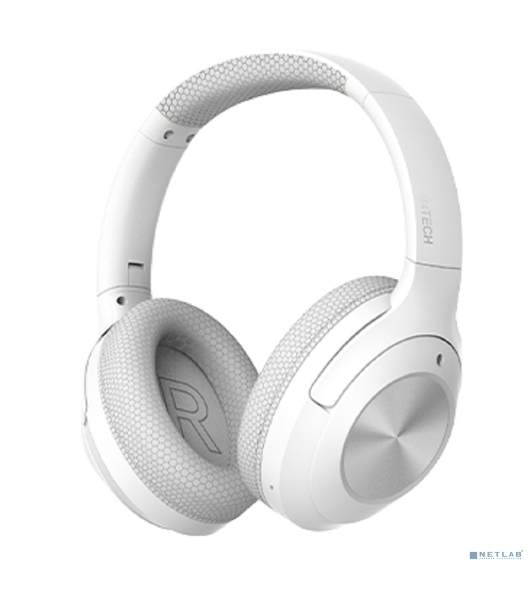 Беспроводные наушники A4Tech Bloody BH220 белый, полноформатные, Bluetooth, до 80 ч