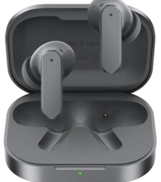 Наушники TWS Realme Buds Air 8 темно-серый, внутриканальные, Bluetooth, активное шумоподавление, до 10 ч