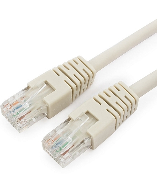 Патч-корд UTP Cablexpert cat.6, 5м, литой, многожильный, серый