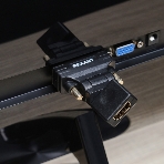 Переходник штекер Rexant DVI-D - гнездо HDMI, поворотный, фото3