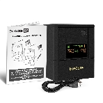 Источник бесперебойного питания ExeGate Smart LB-2200.LCD.AVR.4SH.USB (2200VA/1300W, цветной LCD, AVR, 4*Schuko, USB, батарея 12V 9Ah - 2 шт., металлический корпус, Black), фото9