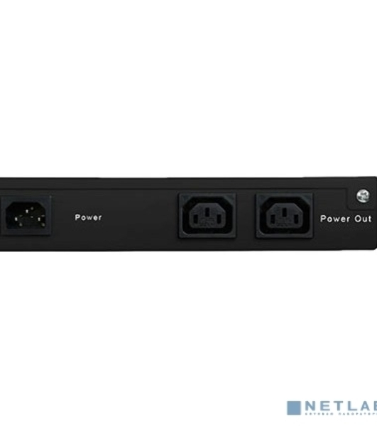 Микропроцессорная контрольная панель Cabeus, 19', 1U, 45х425х120 мм (ВхШхГ), для телекоммуникационных шкафов, чёрный