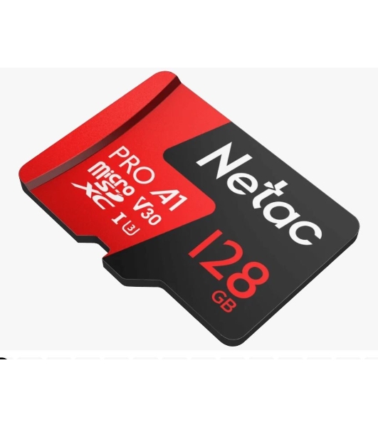 Флеш карта MicroSD card Netac P500 Extreme Pro 128Gb, retail version w/o SD adapter