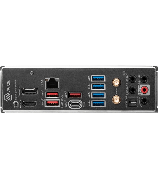 Материнская плата MSI MAG B650M MORTAR WIFI, AM5, AMD B650, 4xDDR5, 6xSATA, 2xM.2, 1xPCI-E 4.0 x16, 1xPCI-E 4.0 x4, 1xHDMI, 1xDP, 1x2.5Gb LAN, 3xUSB 3.2 Gen 2, 4xUSB 3.2 Gen 1, 1xUSB-C 3.2 Gen 2x2, 5x3.5мм аудио, 7.1, Micro-ATX