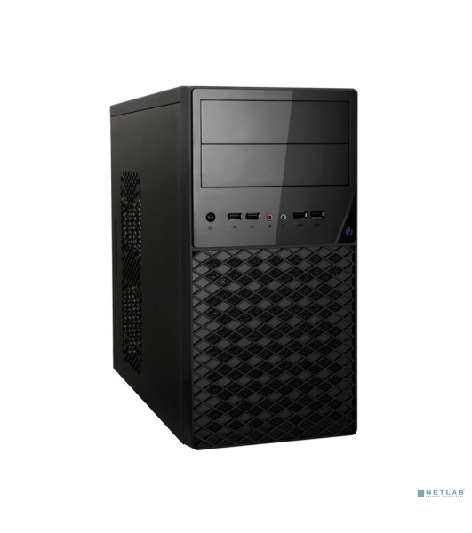 Компьютерный корпус ExeGate EX284032RUS Minitower BA-203U Black, mATX, (без БП), 2хUSB+1хUSB 3.0, Audio
