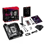 Материнская плата ASUS ROG STRIX Z890-I GAMING WIFI, LGA1851, Intel Z890, 2xDDR5, 2xSATA, 2xM.2, 1xPCI-E 5.0 x16, 1xHDMI, 2xThunderbolt 4, 1x2.5Gb LAN, 9xUSB-A, 1xUSB-C, 5.1, Mini-ITX, фото13