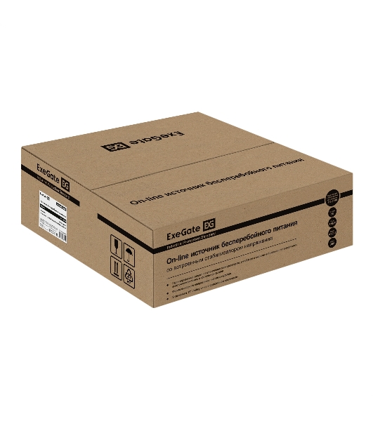 Источник бесперебойного питания On-line ExeGate PowerExpert ULS-1000.LCD.AVR.1SH.2C13.USB.RS232.SNMP.2U 1000VA/1000W, On-Line, PF=1, LCD, 1*Schuko+2*C13, RS232, USB, SNMP-slot, Rackmount 2U/Tower, металлический корпус, черный