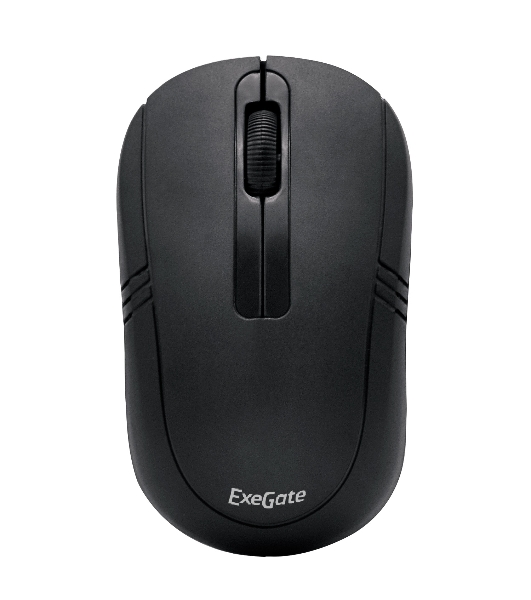 Мышь беспроводная ExeGate Professional Standard SR-9021 черный, 1200 dpi, радиоканал, USB, кнопки - 3