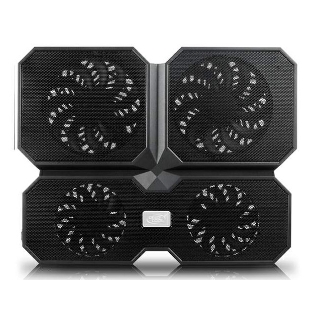 Подставка для ноутбука Deepcool MULTI CORE X6 15.6' 380x295x24мм 24dB 2xUSB 900g Fan-control черный