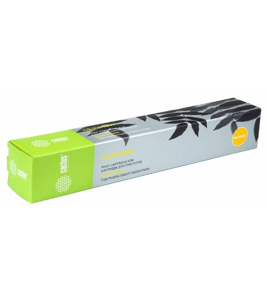 Картридж лазерный Cactus CS-PH7500Y (106R01445) желтый (17800 стр.) для Xerox Phaser 7500