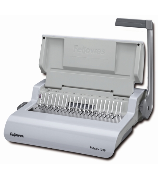Переплетчик Fellowes Pulsar+ (FS-56276) A4/перф.17л.сшив/макс.300л./пластик.пруж. (6-38мм)