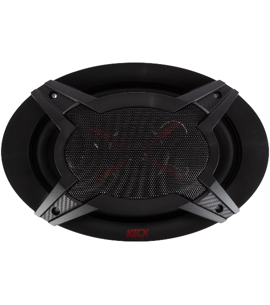 Колонки автомобильные Kicx ST 693 200Вт 92дБ 4Ом 16x24см (6x9дюйм) (ком.:2кол.) коаксиальные четырехполосные