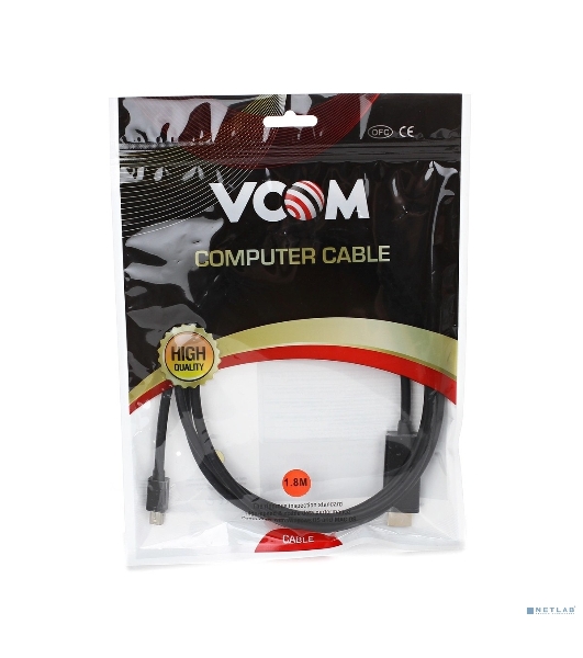 Кабель-переходник Mini DP M to HDMI M 1,5 м VCOM (CG695)