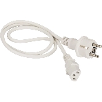 Шнур питания Lanmaster LAN-PP13/SH-10-WH C13-Schuko проводник.:3x0.75мм2 10м 220В 10А белый, фото2