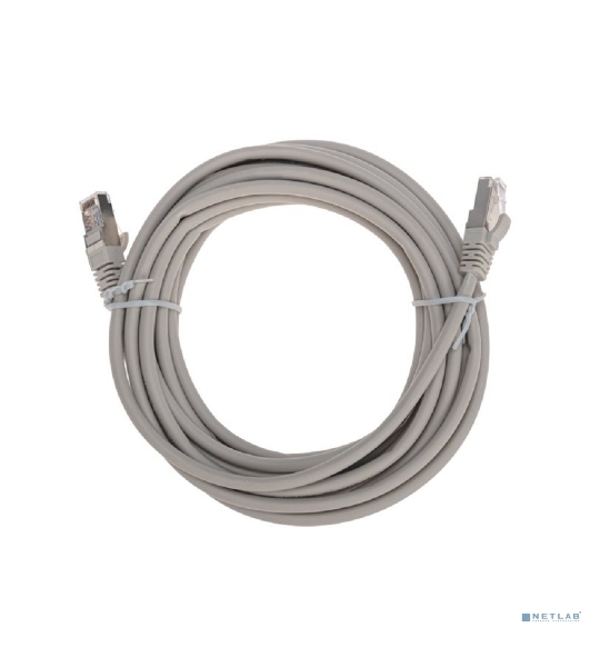 Патч-корд F/UTP Rexant cat.5e, RJ45-RJ45, 26AWG, ZH нг(А)-HF, серый, 5 м